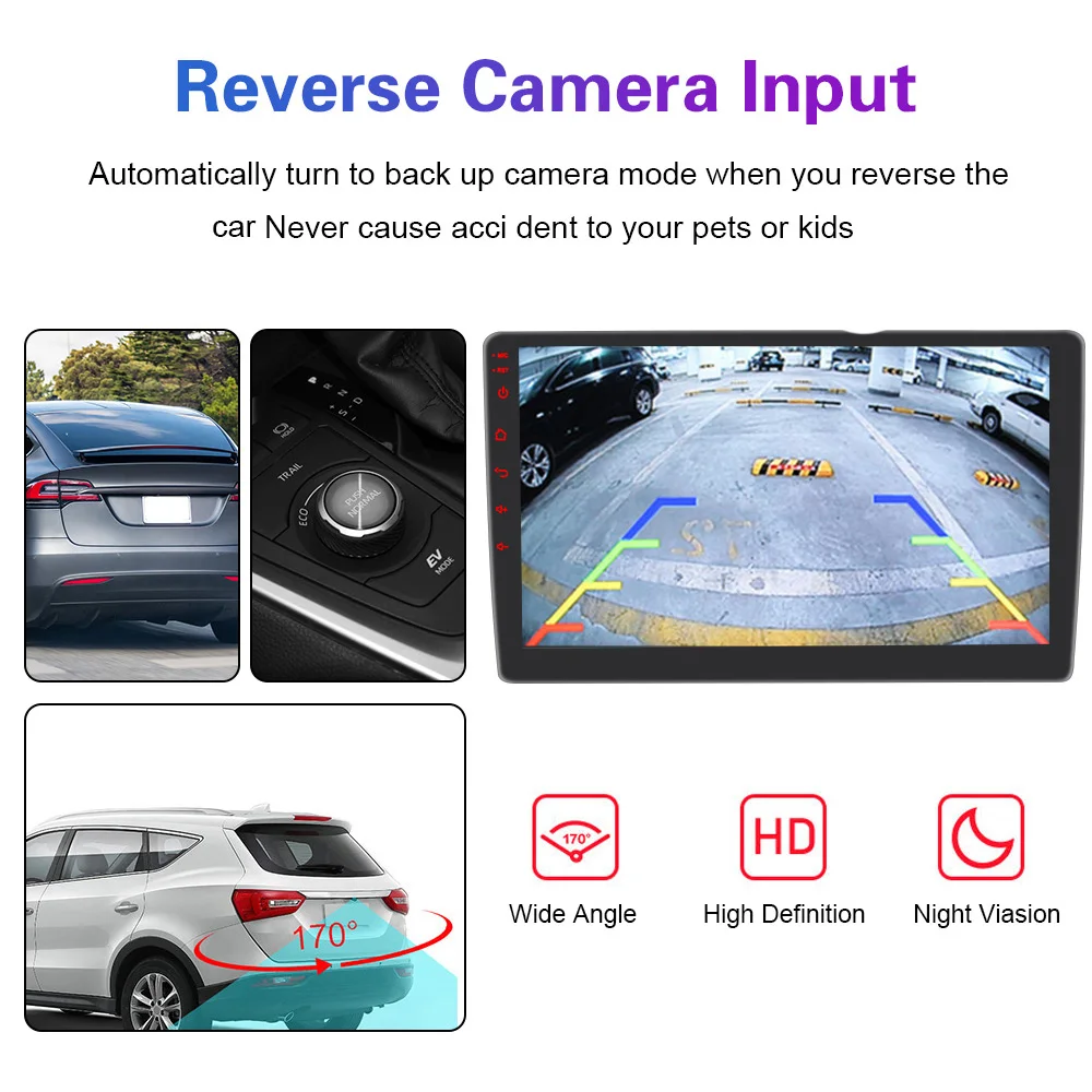 2 din 10 touch screen car multimedia mp5 player wifi bluetooth mp5 android 8 1 car radio retractable gps autoradio auto parts free global shipping