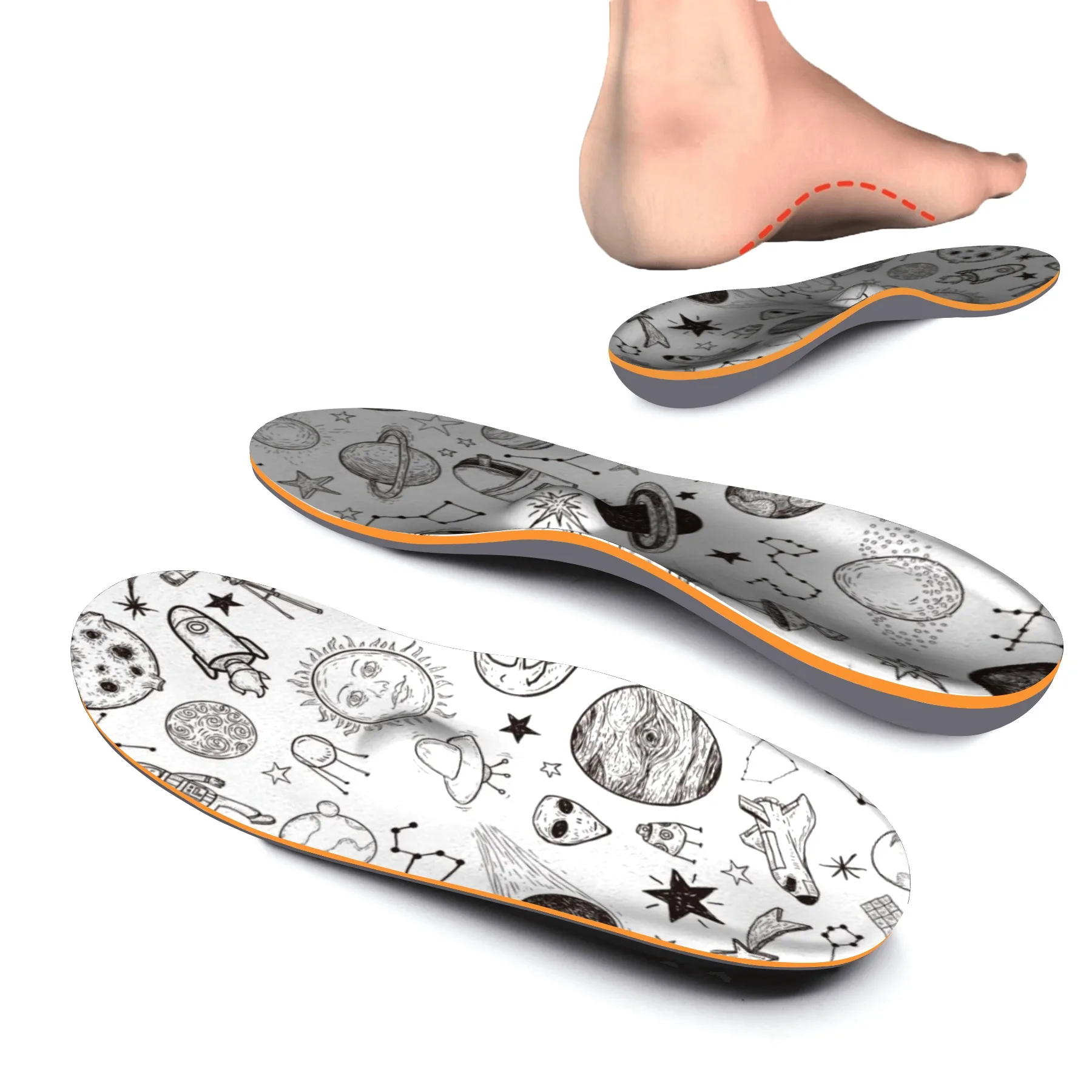 

Plantar Fasciitis Metatarsal Arch Support Cushion Orthotic Insoles Men Heel Spur Flat Feet Pain Orthopedic Inserts Sneaker Sole
