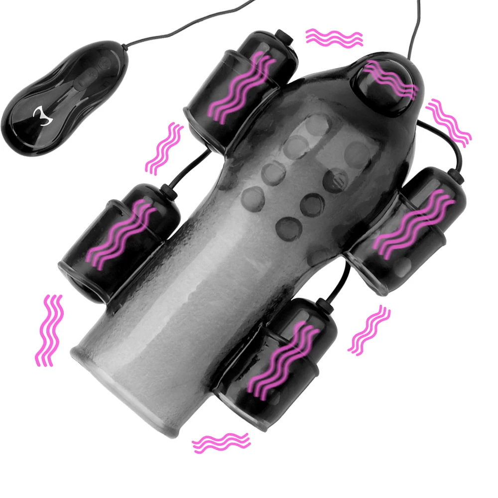 Мужской тренажер для пениса OLO длительная задержка массажер с 2 головками