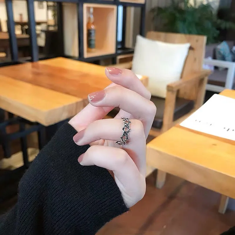 Корейская версия темперамента 2020 модная новинка состаренное с шестью острыми