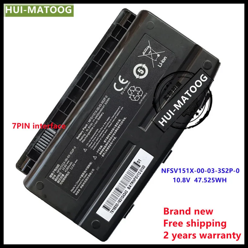NFSV151X-00-03-3S2P-0 Аккумулятор для ноутбука MECHREVO X6Ti-Pro X6Ti-H X6Ti-M2 X6TI-02 X5TI-M2 BATRNFSV12-3100 10 8 V 4400mAh