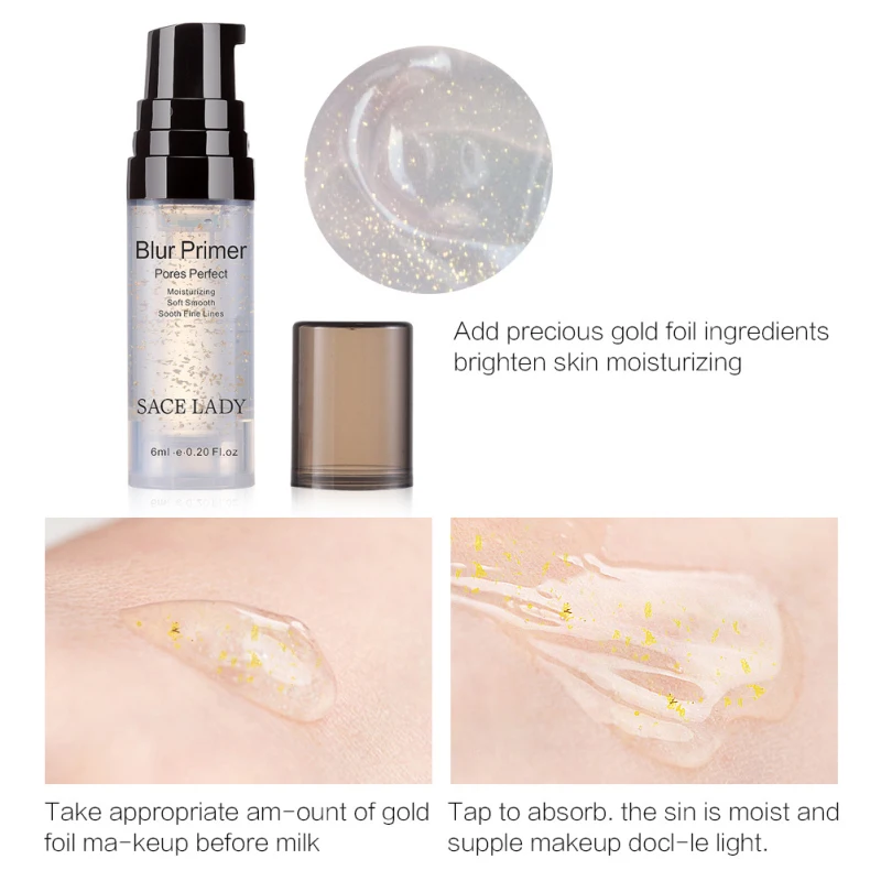 ELECOOL Invisible Pore Makeup Primer Pores Disappear Face Oil-control Make Up Base Contains Vitamin A C E Repair Skin Health | Красота и