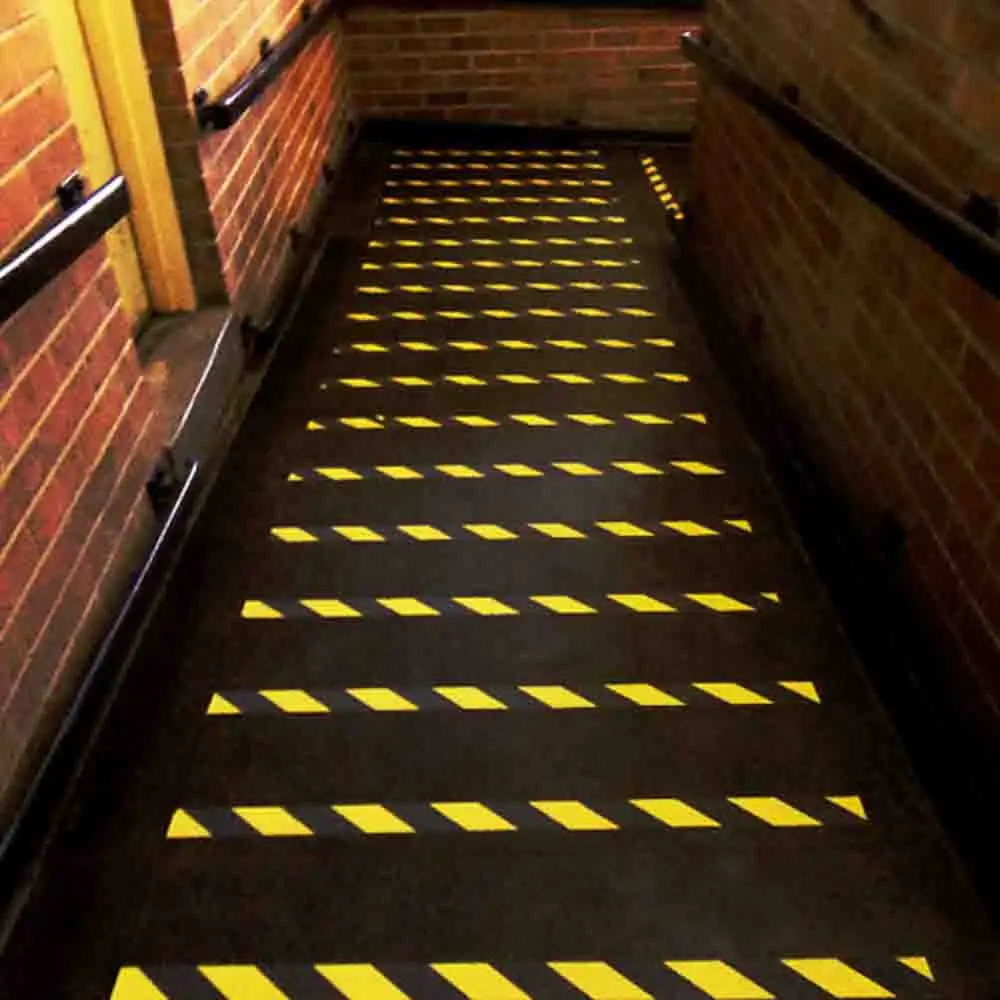 Нескользящая Защитная лестничная лента сигнальная из ПВХ для пол лестницы в