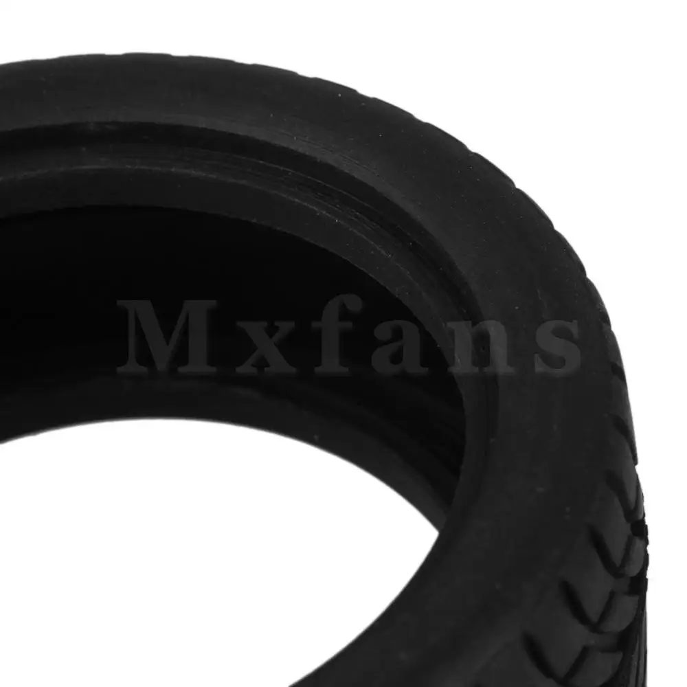 Mxfans 4 шт. черная резиновая шина для RC 1:10 Модель гоночного автомобиля