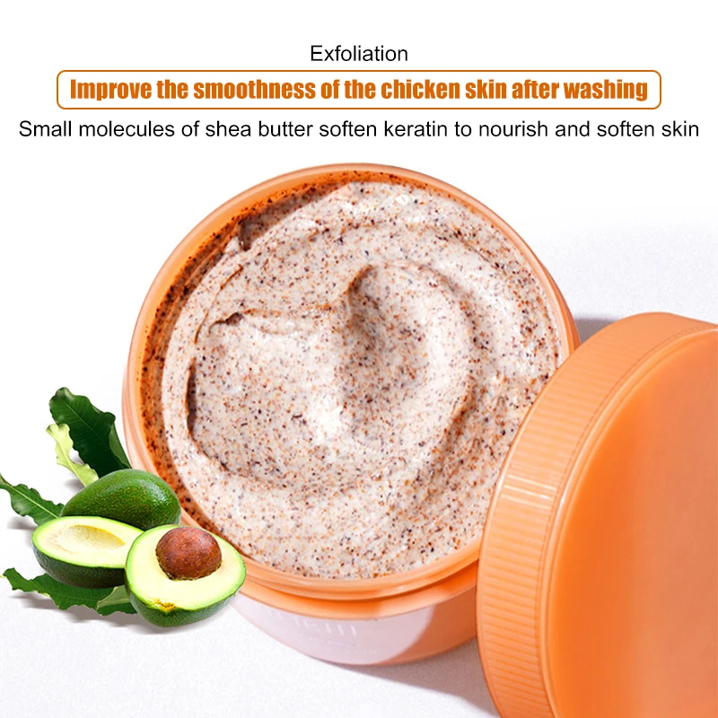 

Naturally Not Irritating Shea Butter Body Scrub Exfoliating Moisturizing Remove Dead Skin Softens Skin Body Exfoliator Cream