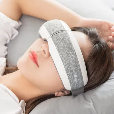 売る Xiaomi Youpin Xgeek電気アイマッサージャーホット圧縮空気圧バイブレーターbluetooth折りたたみアイマッサージ器