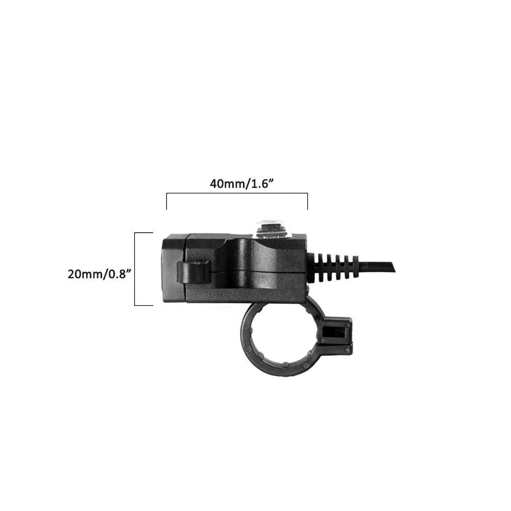 12-24V Dual-USB Motorcycle Handlebar Charger Socket Switch Mounts | Автомобили и мотоциклы