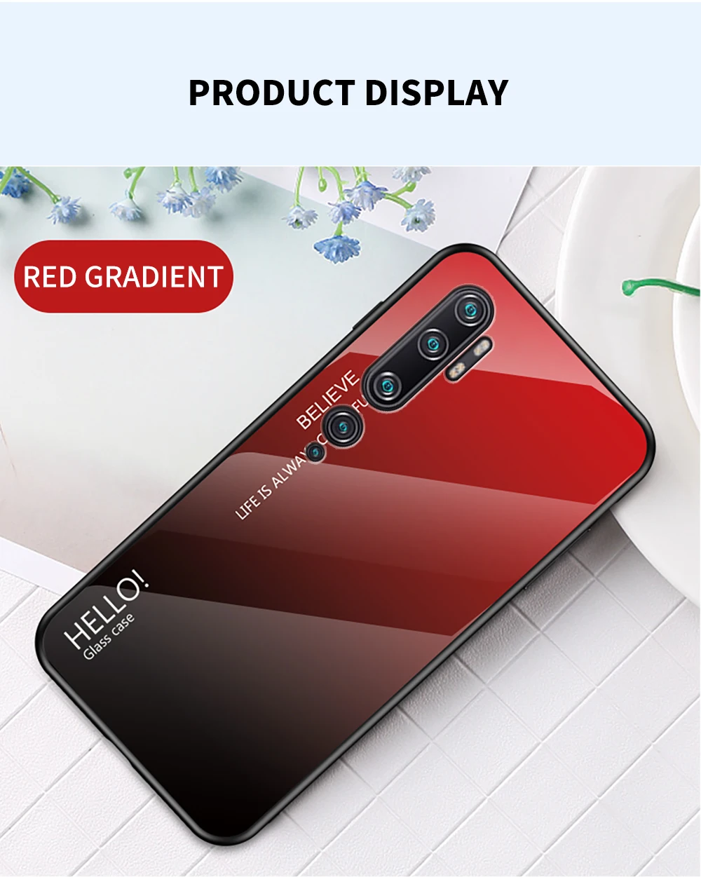Note 10 Pro Чехол Zroteve силиконовая рамка стеклянная крышка для Xiaomi mi Note 10 чехол обесцвечивающее стекло задняя крышка Xia mi Xio mi Note 10