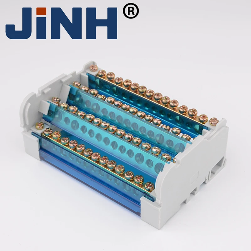 JINH JH8415 коробка Din рейка клеммные колодки универсальная проволока соединительный