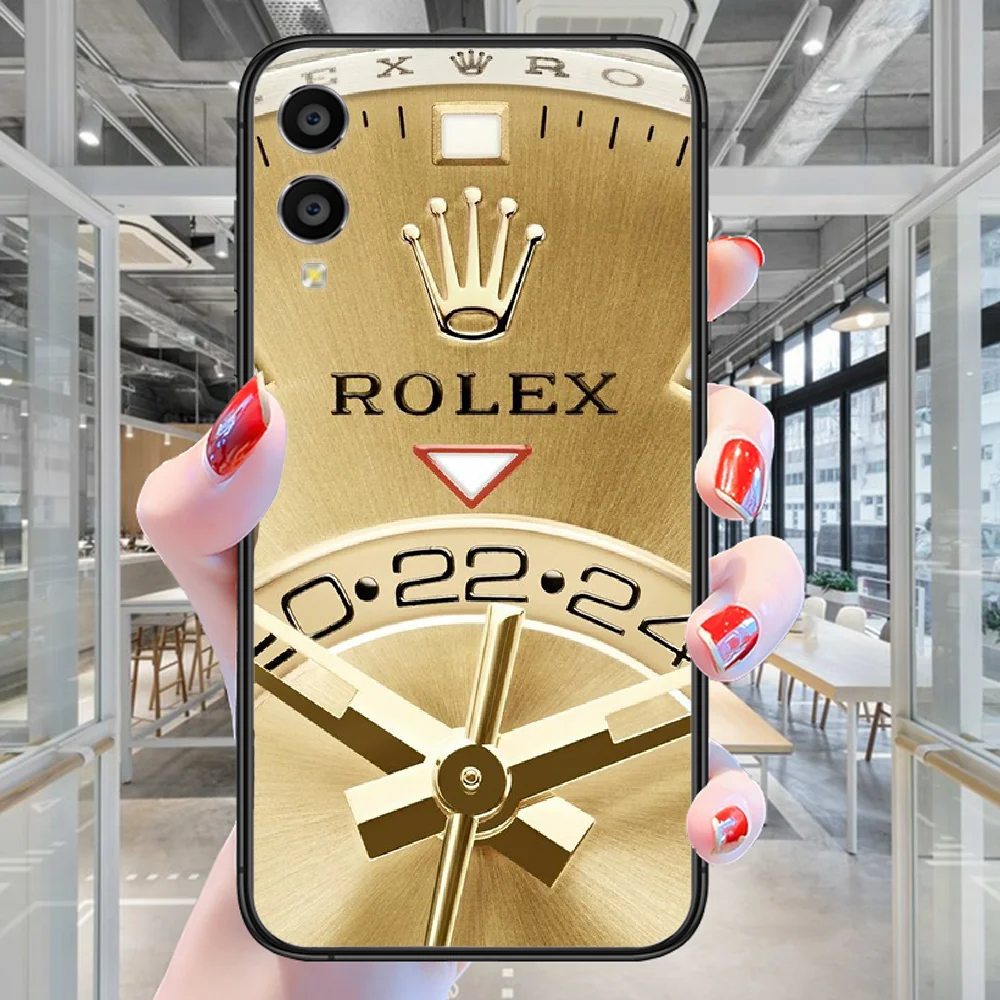 

luxury Famous Brand Rolexs Phone Case For Huawei Honor 6A 7A 7C 8 8A 8X 9 9X 10 10i 20 Lite Pro Play black Back 3D Cell Painting