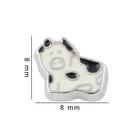 Бесплатная доставка, 20 штук эмалью с изображением коровы; Floating Charms подходит для Стекло медальоны живой памяти, подарки