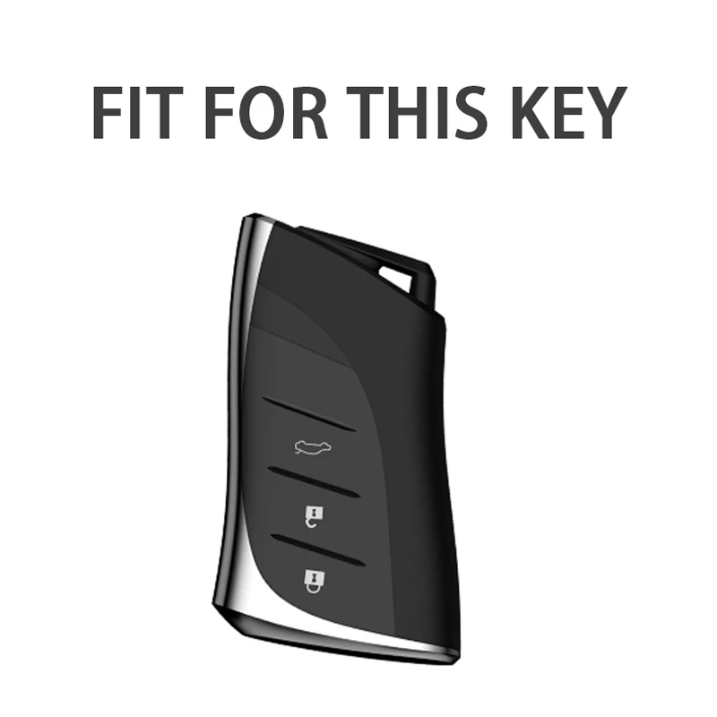 Чехол для автомобильного ключа из мягкого ТПУ с 3 кнопками чехол Lexus UX200 UX250h ES200 ES300h