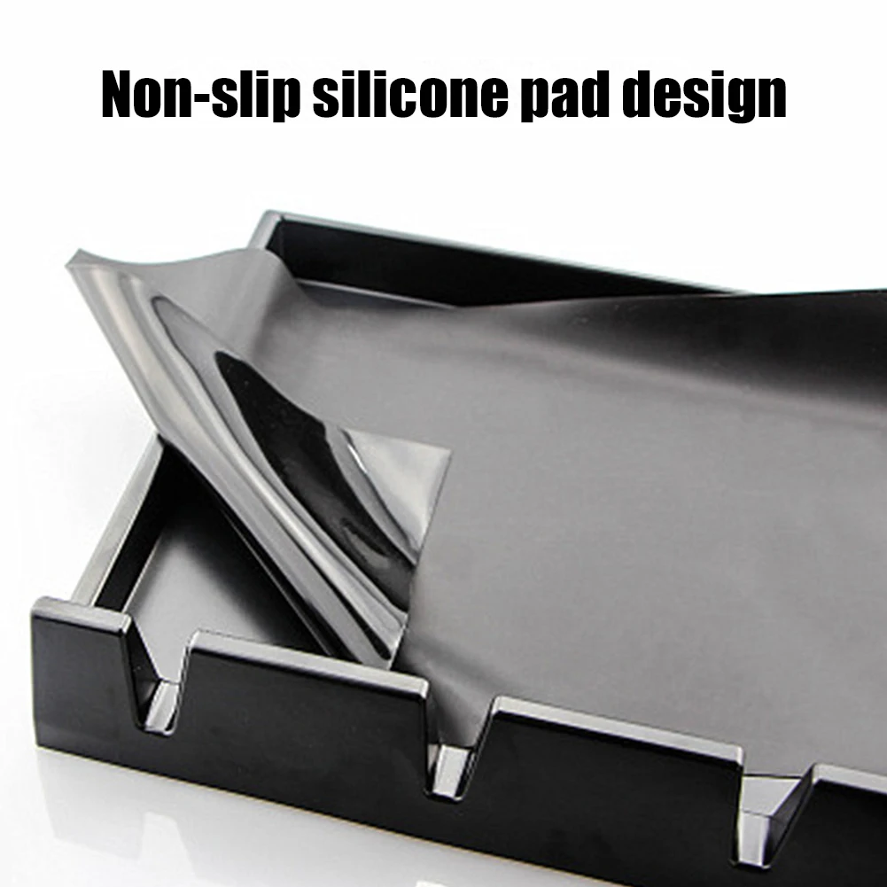 

Razor Case Anti-slip With Sucker Storage Tray Barber Shop Hair Clipper Holder Scissors Space Saving Stand Salon Organizer Shelf