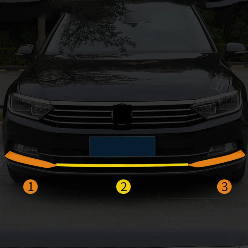 Carманго для Фольксваген Пассат B8- автомобильный передний колпак-решетка противотуманный светильник хромированная крышка рамка наклейка внешние аксессуары