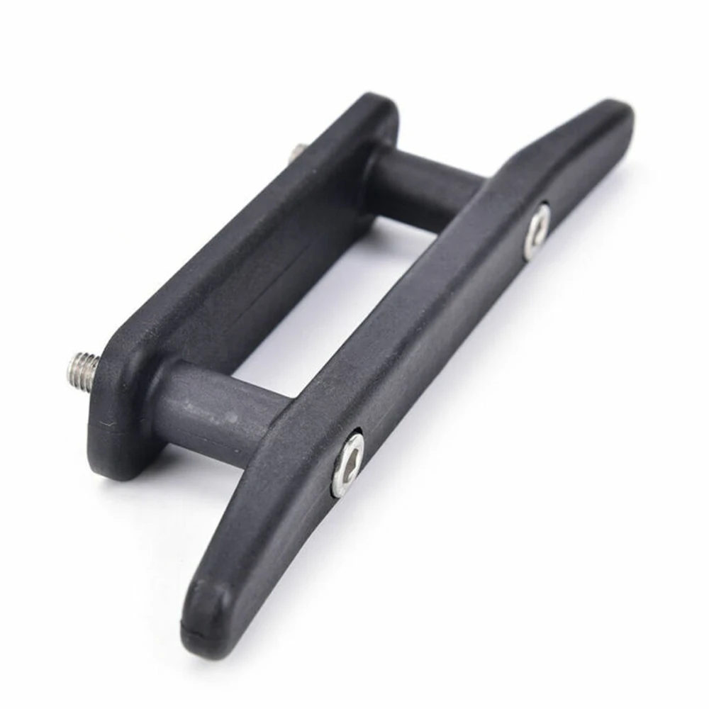 

For Kayak Deck Cleats+Screws Boat Accessories Black Attachment Replacement