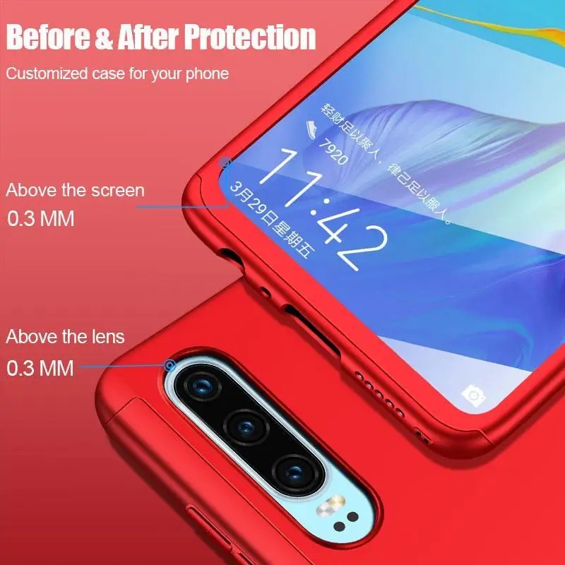 Чехол с полной защитой 360 для Huawei Nova Nova2 Nova3 Nova4 Nova5 Nova6 Nova6se Nova7i Nova3i Nova5i Pro Plus Psmta2020