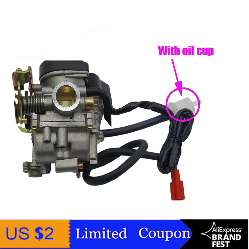 Карбюратор для мотоцикла 18 мм 19 с большим отверстием Carb CVK китайского GY6 50cc 60cc 80cc