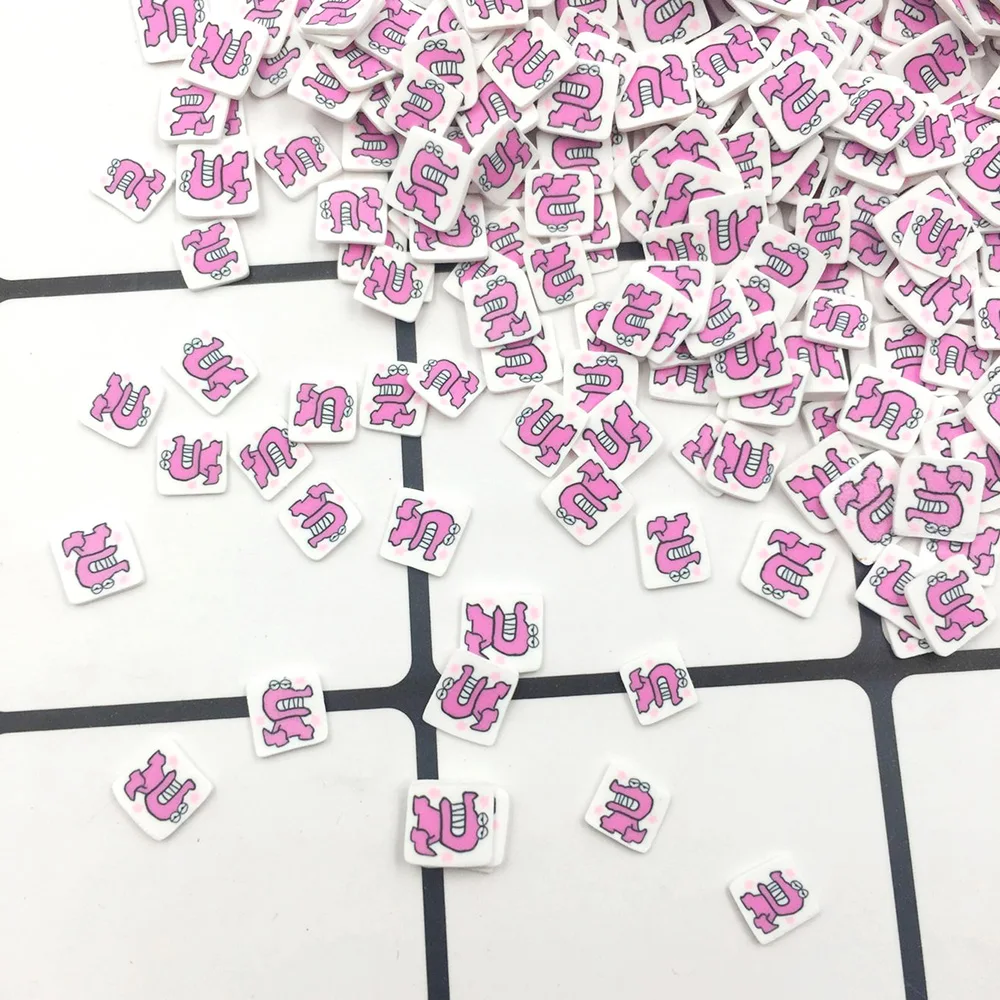 

Полимерные мини-кусочки динозавров, 5 мм, 50 г