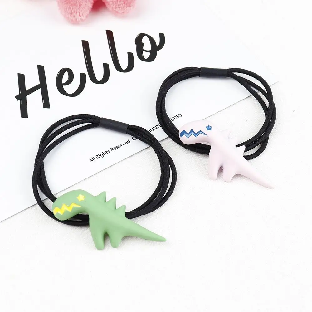 Матовая повязка для волос с маленьким динозавром Корейская мультяшная