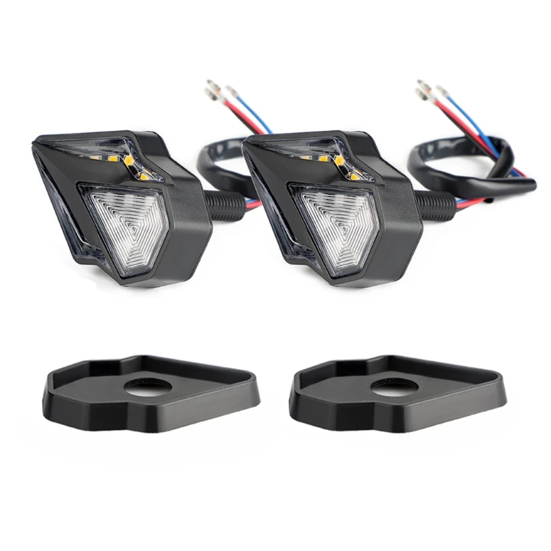

Motorcycle LED Turn Signal Indicators Light Amber Blinker Led Motorbike Flowing