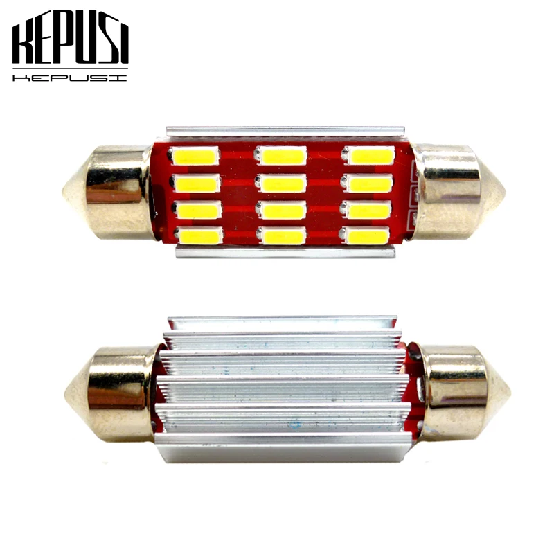 2x Festoon C5W CANBUS 31/36/39/41 мм без ошибок купольный светильник для салона лампа чтения 12 В