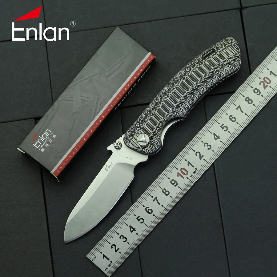 Enlan EL 16 карманный складной нож G10 для походов охоты рыбалки приключений выживания