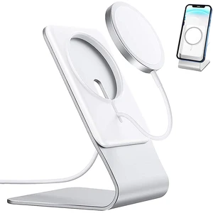 stand for magsafe charger aluminum desktop phone stand holder compatible with apple magsafe charging for iphone 1212pro12 mini free global shipping