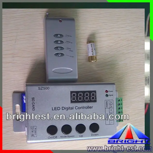 

LED Controller with SD Card for Digital LED Strip,sd card dmx512 controller