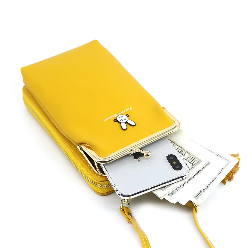 Брендовый дизайнерский кошелек Женская Компактная сумка через плечо с