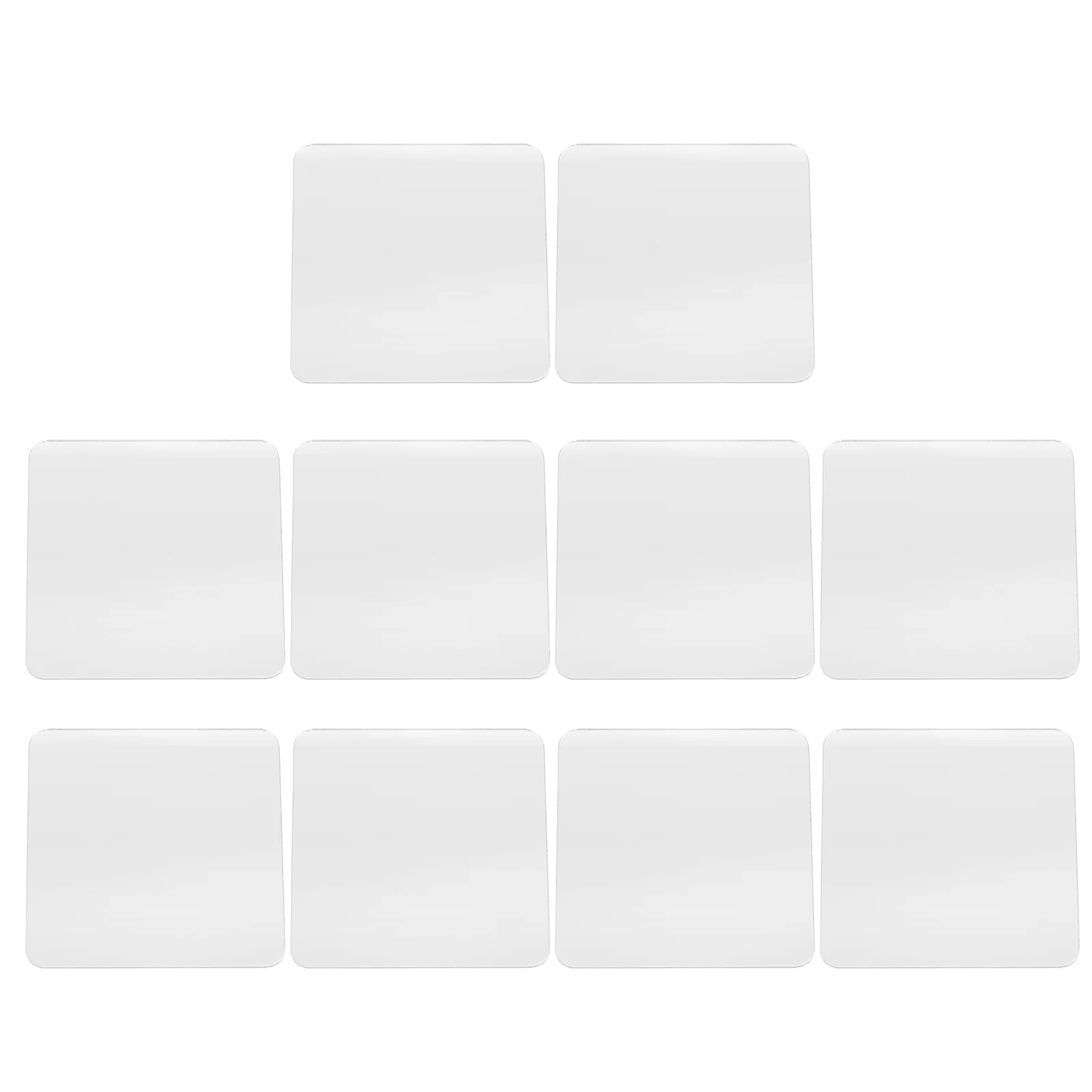 

10 шт., квадратные зеркальные листы