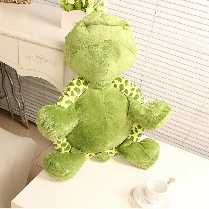 

Pudcoco Cute Baby Super Green Big Eyes Stuffed Tortoise Turtle Animal Plush Baby Toy Gift Hot 20CM