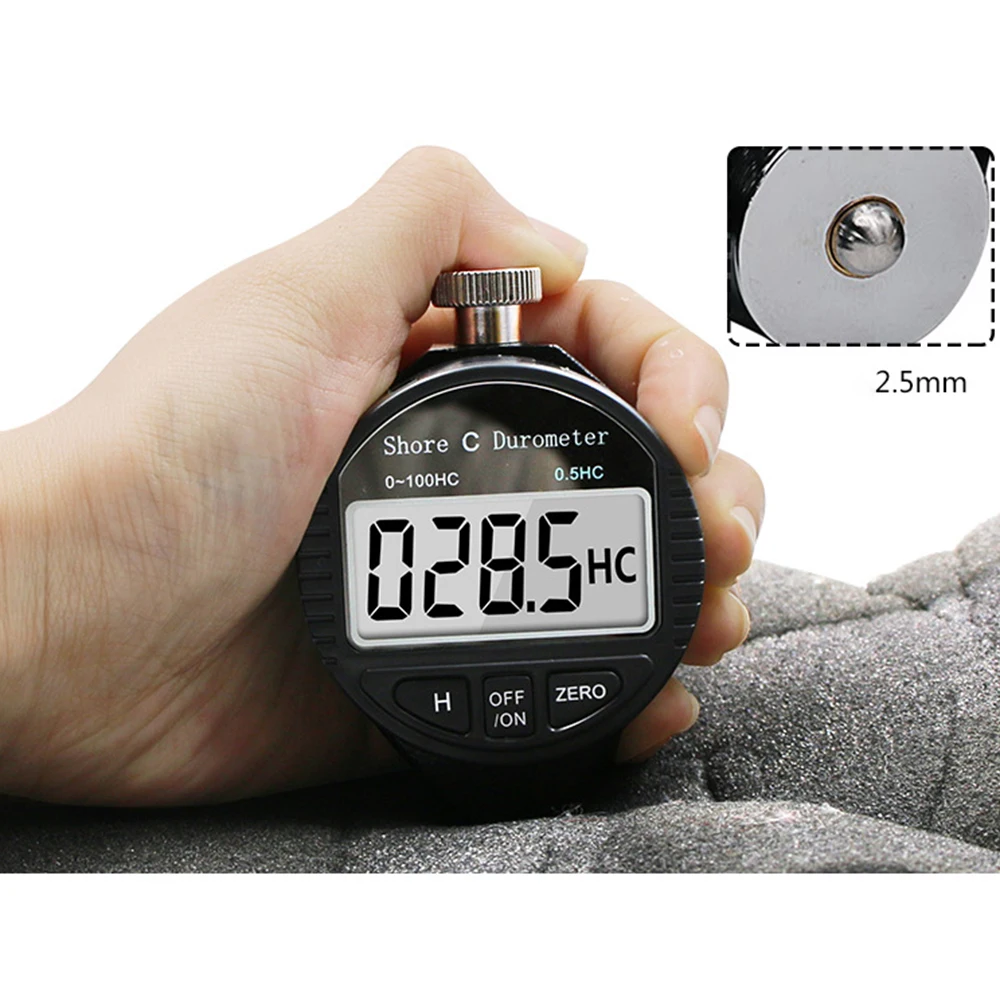 Цифровой Измеритель Твердости дюрометр 3 режима для различных точек касания ЖК