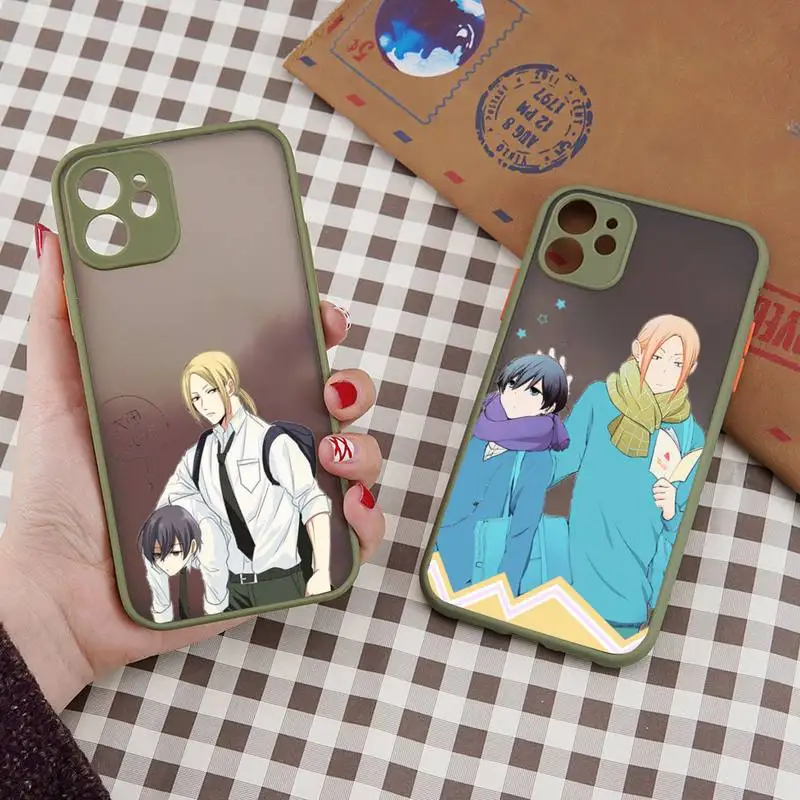 

tanaka kun is always listless anime Phone Case matte transparent For iphone 7 8 11 12 plus mini x xs xr pro max cover