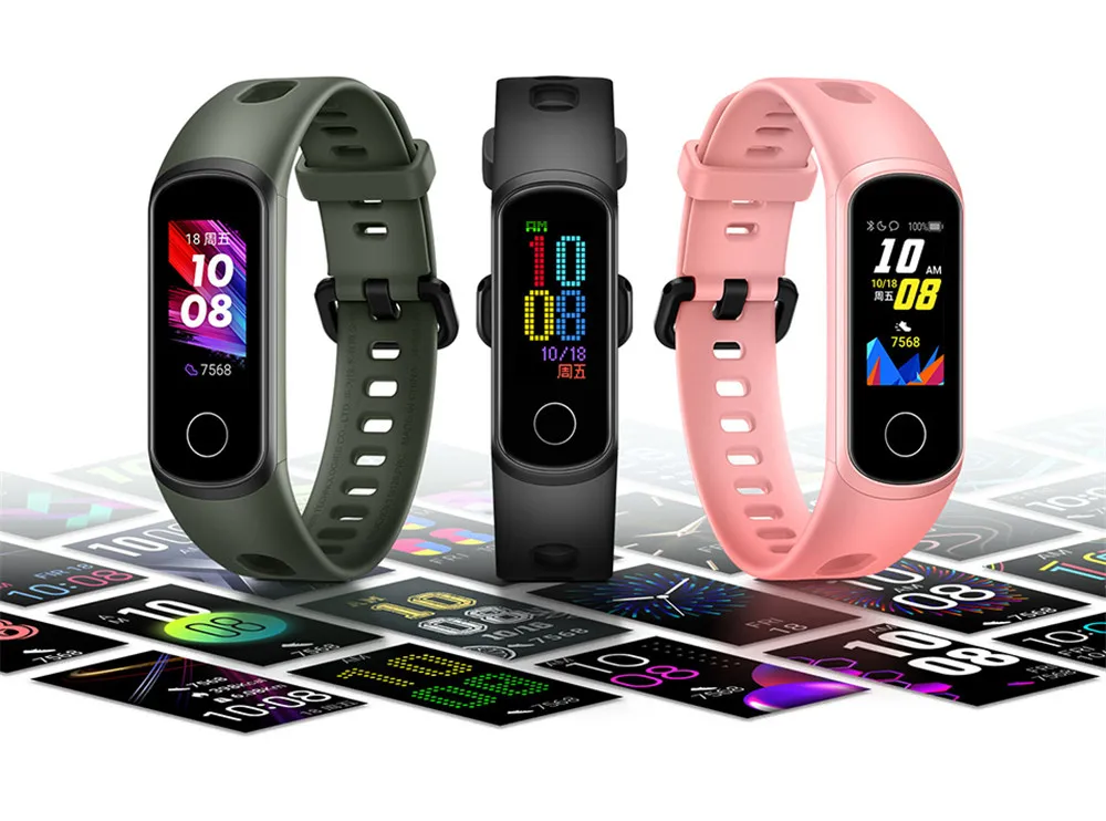 huawei Honor Band 5i смарт-браслет AMOLED huawei Honor Смарт-часы для сна и плавания спортивный трекер SpO2 кислород крови