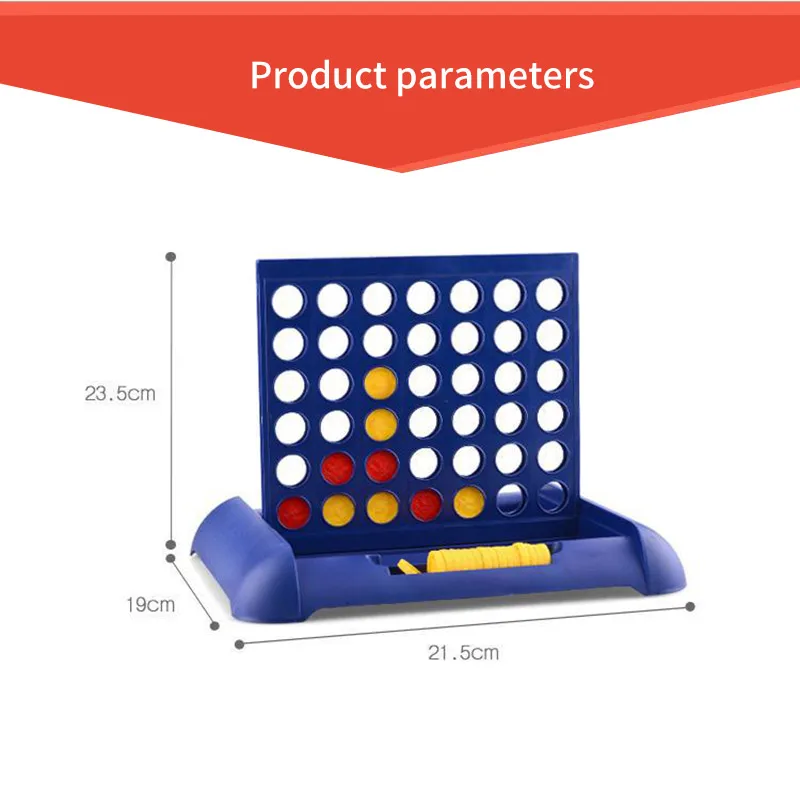 

2019 Kids Funny Intelligent Connect Educational Toys Four In A Row Game Chess Set Connect Four Chess Toy Safe 3d Four Game Chess