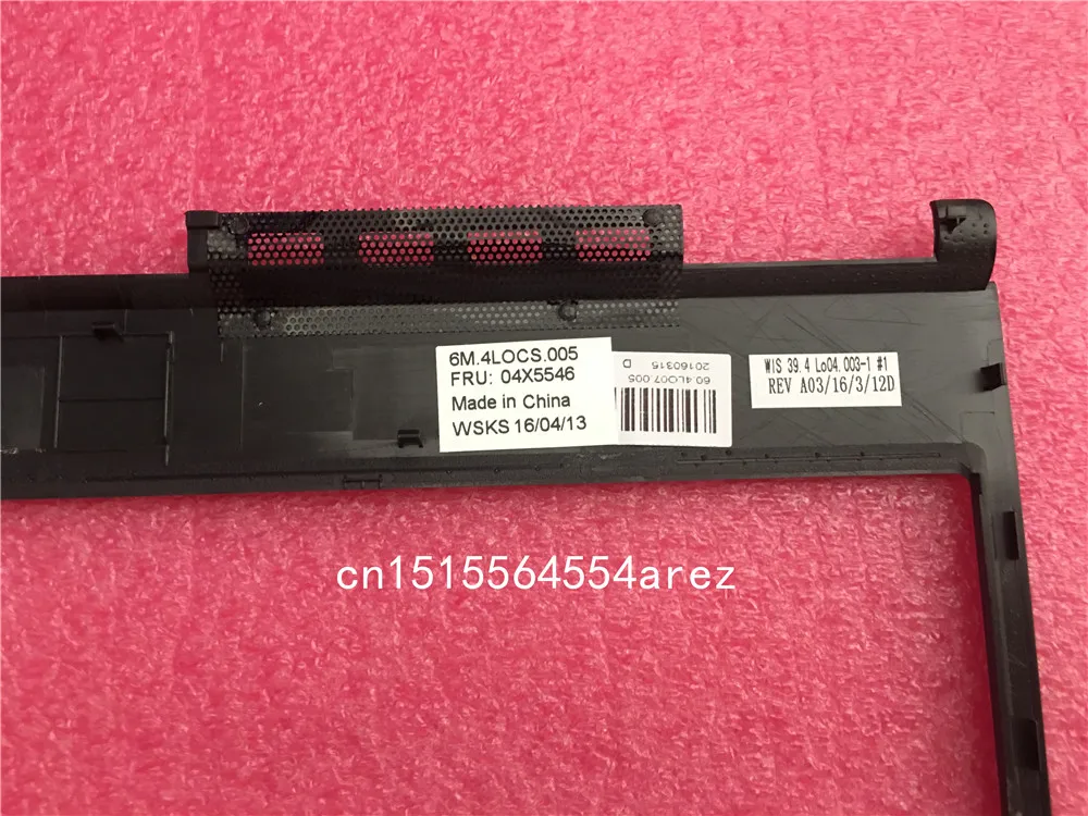 New and Original laptop Lenovo ThinkPad T540P W540 W541 touchpad Palmrest Fingerprint Color Sensor switch board cover 04X5546