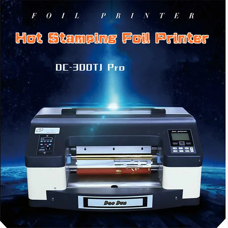 Цифровой принтер для фольги DC-300TJ Pro цифровой планшетный Горячий Золотой
