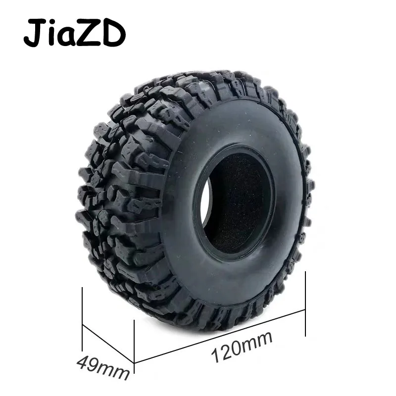 4 шт. 120 мм 1 9 дюйма резиновые шины для колес 1:10 RC Rock Crawler Axial SCX10 90047 D90 D110 TF2