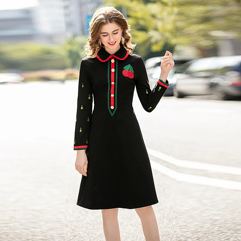 Подиум Дизайнер Высокое качество Весна Осень Новые женские модные вечерние