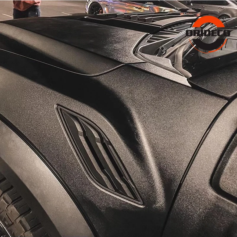 Высококачественная матовая черная Автомобильная Виниловая Наклейка 1 52*30 м/рулон