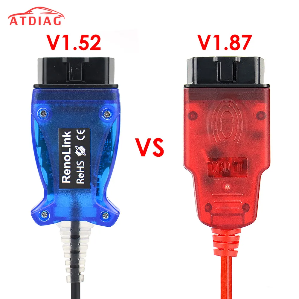 Горячий RENOLINK V1.87 OBD2 ECU программист для Renolink V1.52 автомобильный диагностический