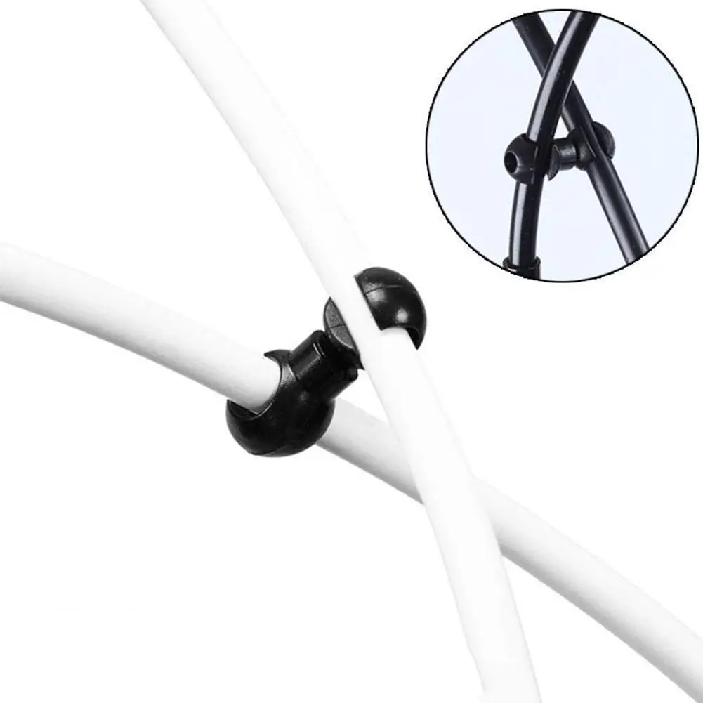 

10pcs S Shaped Hook Clips Bike Bicycle Cross Cable Tidy Ties Holder Collect Rotating Buckle Clip Outdoor Bicycle Accessories