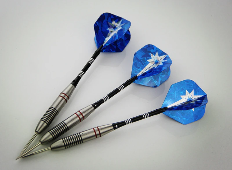 3 шт. 24 г Дротика из нержавеющей стали s образные прямые резной алюминиевый шест