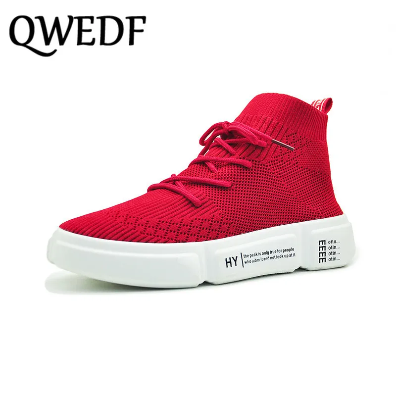 2019 Женская белая спортивная обувь женские летние носки кроссовки здоровье на