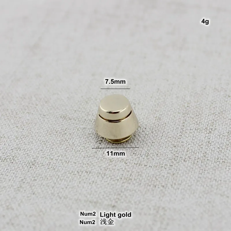 Металлические штифты Медные Плоские 11 мм заклепки металлические для пуговица