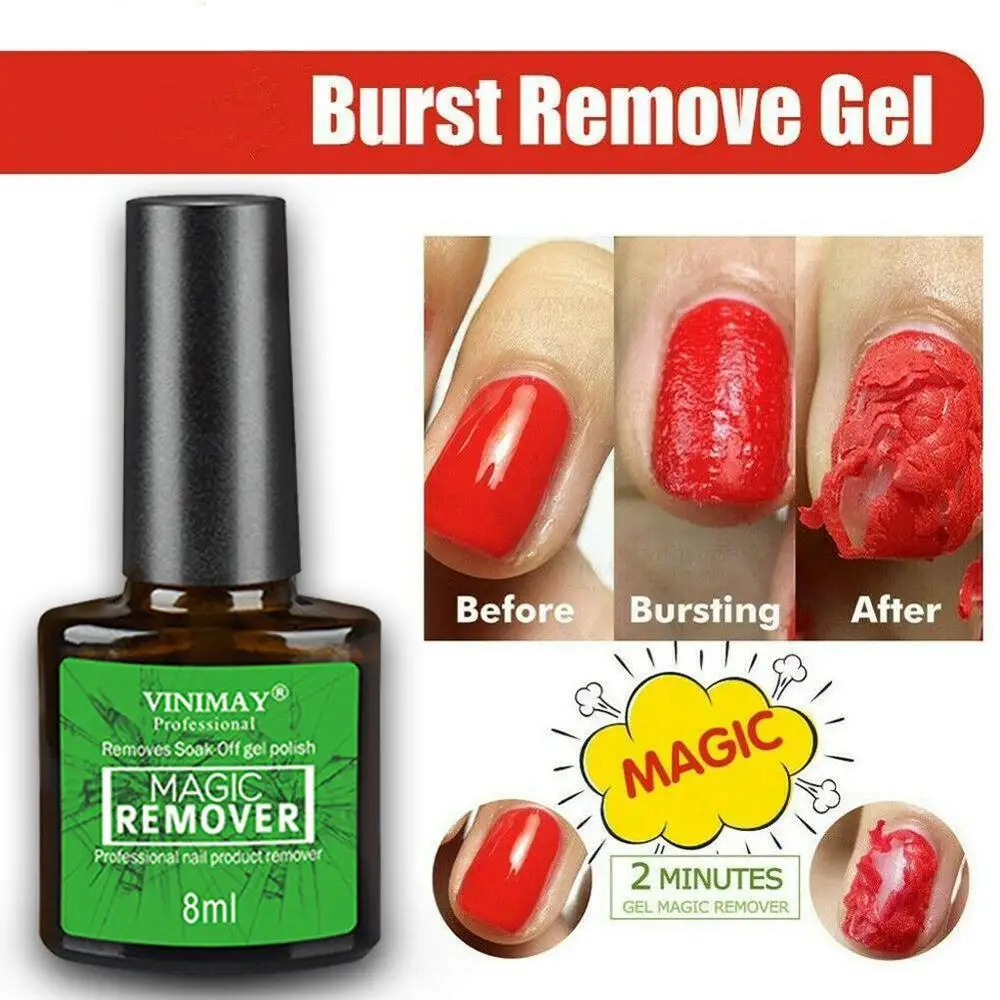 Гель для ногтей магический удалитель отмачиваемый базовый Матовый верхний слой