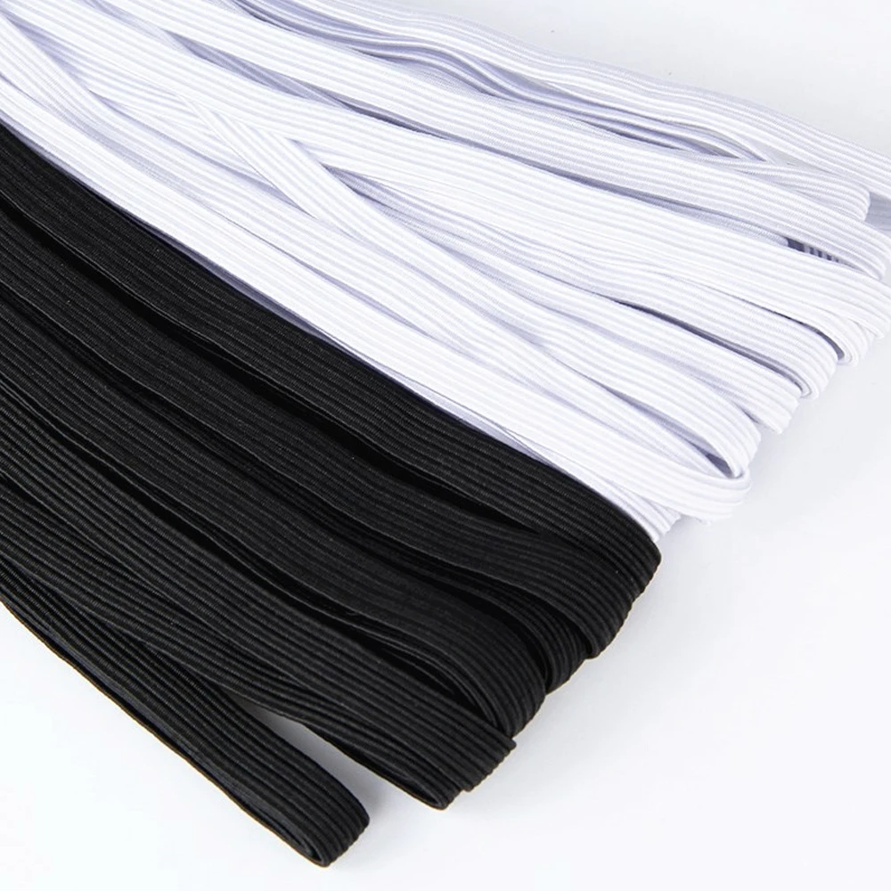 6 мм 10 ярдов/партия высокоэластичная швейная эластичная лента отделка ткань DIY