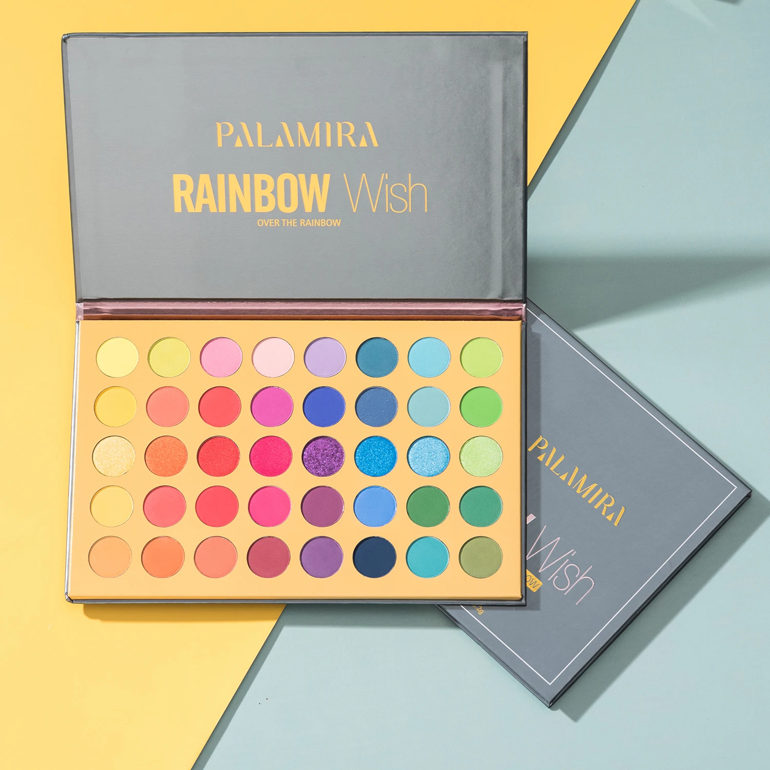 

Палетка пигментированных теней для век, 40 цветов, пудра, мерцающие тени для век, матовая блестящая Палетка для макияжа глаз, Новое поступлен...