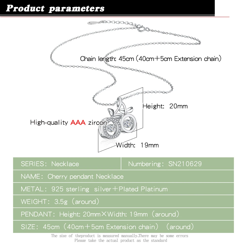 Женское ожерелье из серебра 100% пробы с цирконом|Ожерелья| |
