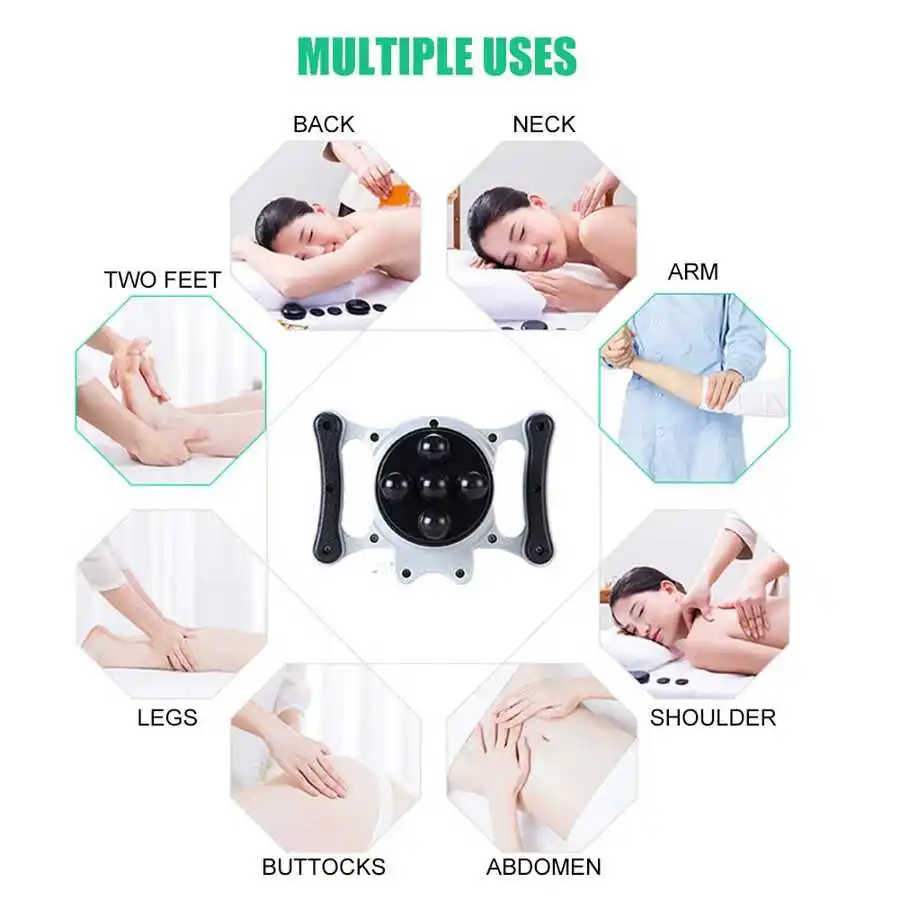 

Portable Easy Electric Body Vibration Massager Pain Relief Fat Burning Massage Machine EU Plug 220V Body Shape Health Care